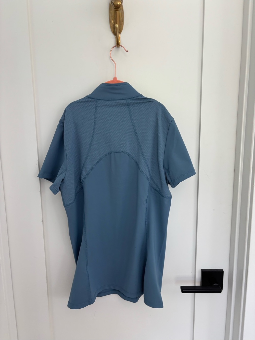 LeMieux Women's Short Sleeve Riding Shirt in Dusty Blue - Picture 6 of 6
